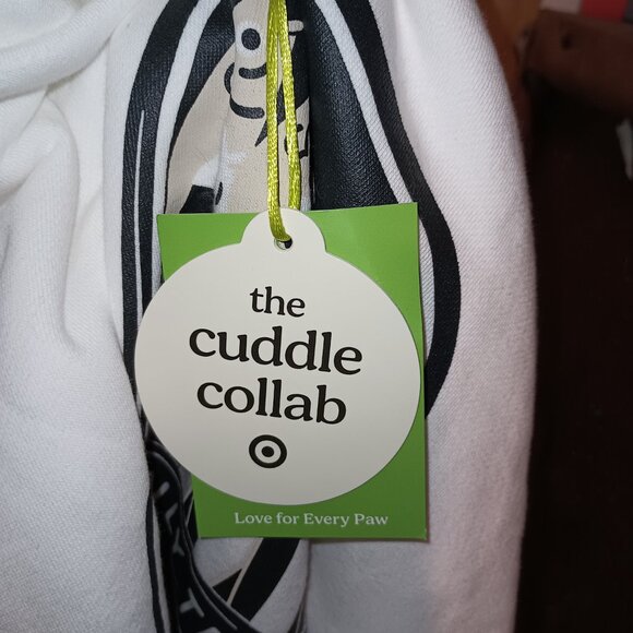 NEW Adult The Cuddle Collab “I only travel in packs” Sardine Sweatshirt White M - Picture 10 of 11